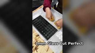 Kaca penutup jam tangan tebal 1mm dengan pemotongan laser secara melingkar