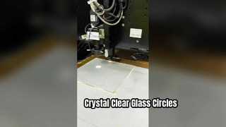 Lingkaran Potong Laser Kaca Ultra Bening 2mm