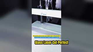 Pemotongan batch laser kaca biru 3 mm dengan geometri sudut membulat