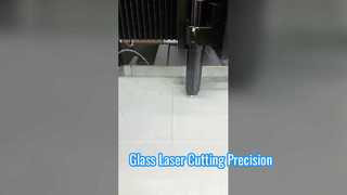 Laser kaca ultra putih 9mm memotong bentuk hati+poligon