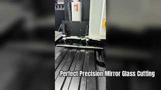 Mesin potong kaca spion double end dengan laser cutting kaca spion motor 2mm