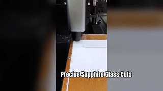Kaca safir persegi potong laser 1,5 mm