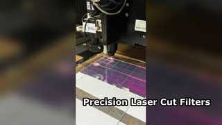 Pemotongan laser filter berlapis dua sisi melingkar 1mm